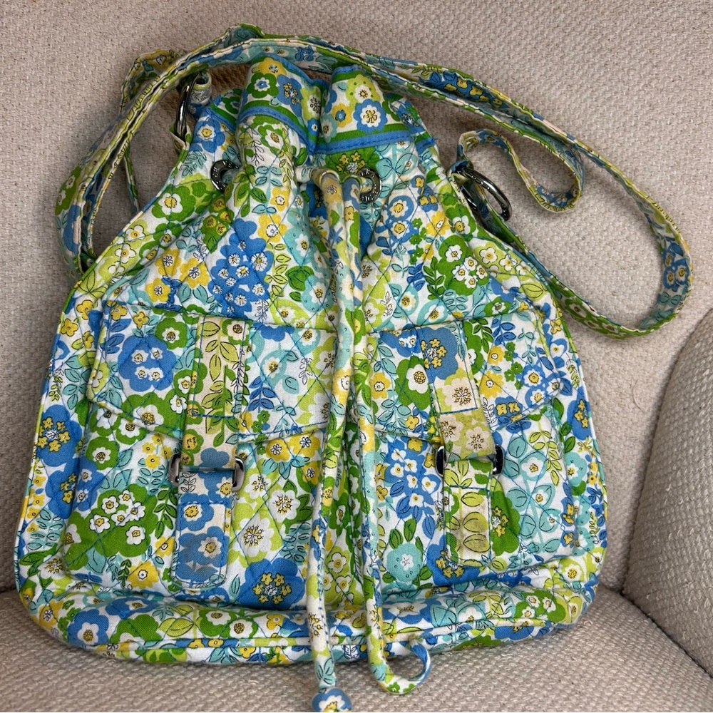Vera Bradley English Meadow (2011) Crossbody with two magnetic front pockets
